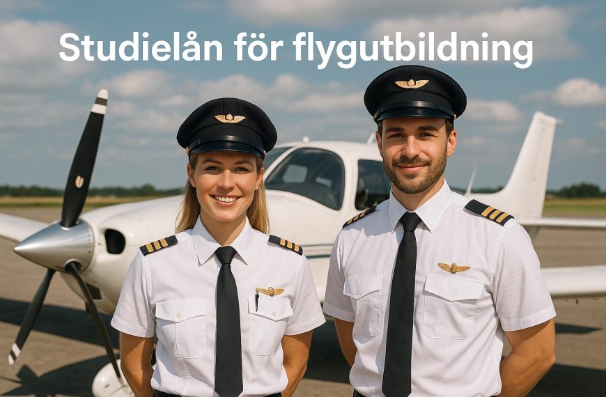 Studielån för flygutbildning