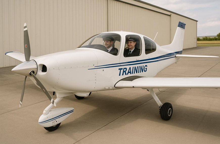 Flygplansmodeller som används i pilotutbildning