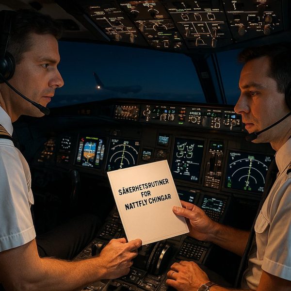Säkerhetsrutiner för nattflygningar
