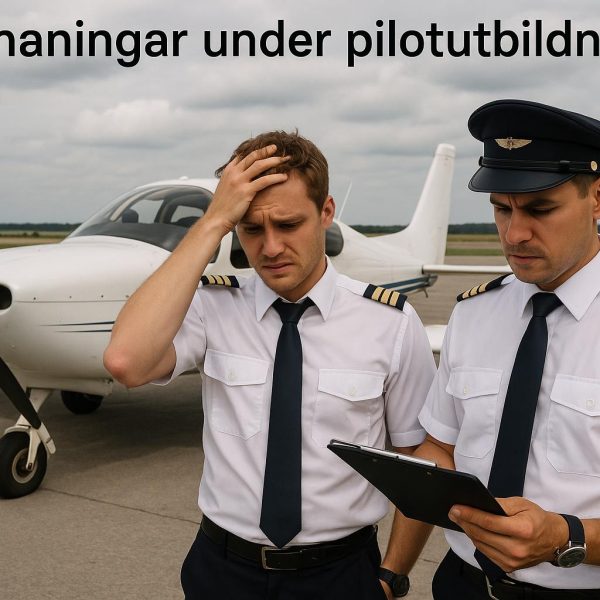 Utmaningar under pilotutbildningen