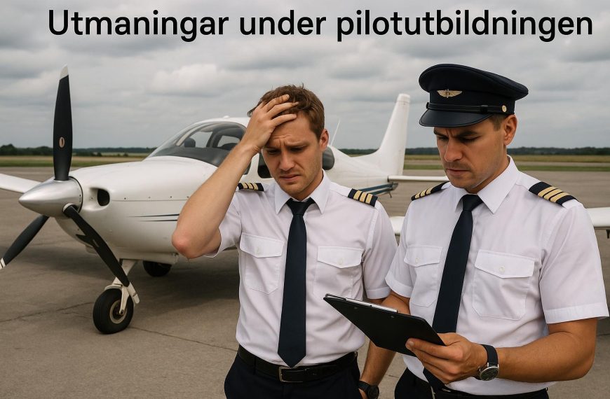 Utmaningar under pilotutbildningen