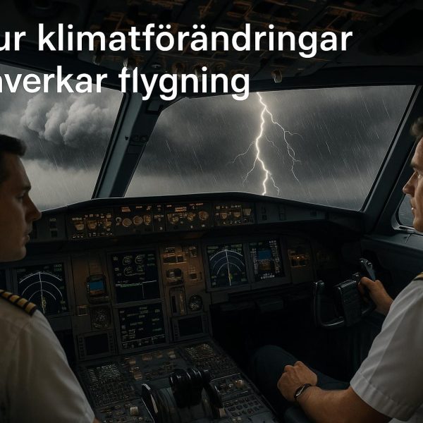 Hur klimatförändringar påverkar flygning