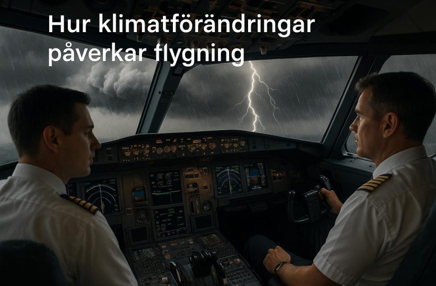 Hur klimatförändringar påverkar flygning